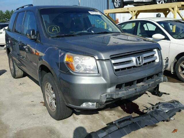 5FNYF18488B007256 - 2008 HONDA PILOT EX GRAY photo 1