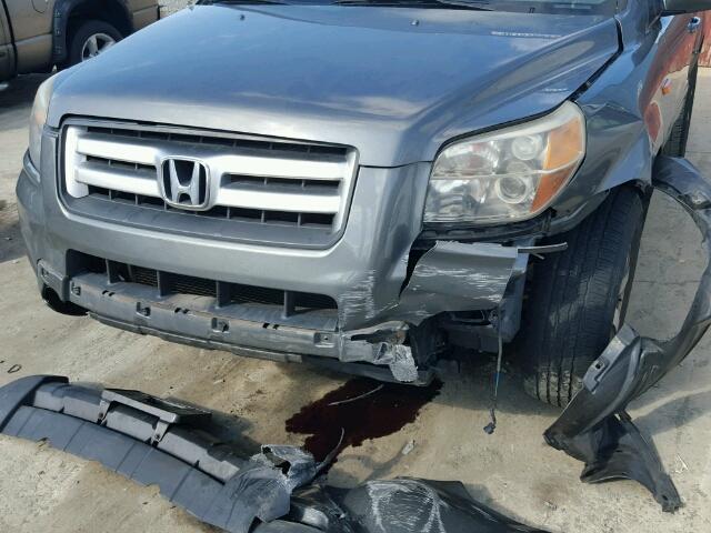 5FNYF18488B007256 - 2008 HONDA PILOT EX GRAY photo 9