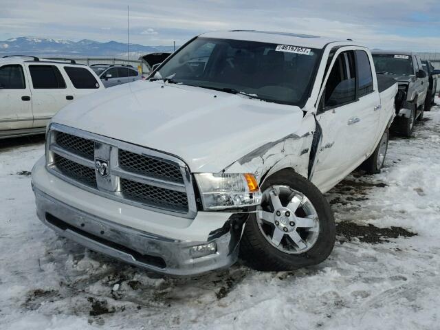 1D7RV1CT8BS710300 - 2011 DODGE RAM 1500 WHITE photo 2