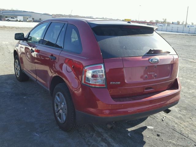 2FMDK36C67BB08674 - 2007 FORD EDGE RED photo 3