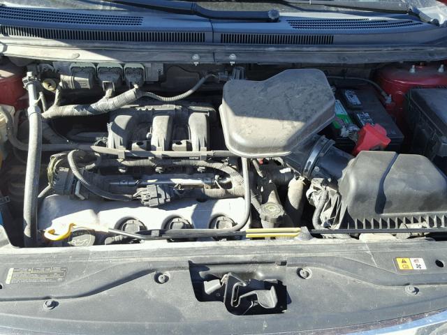 2FMDK36C67BB08674 - 2007 FORD EDGE Червоний фото 7