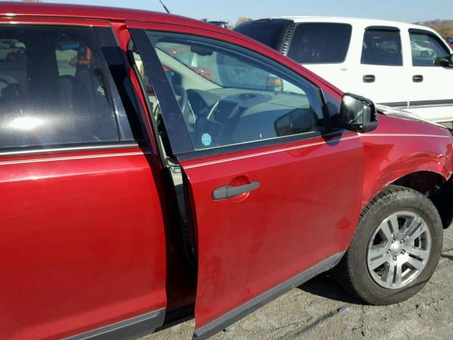 2FMDK36C67BB08674 - 2007 FORD EDGE RED photo 9