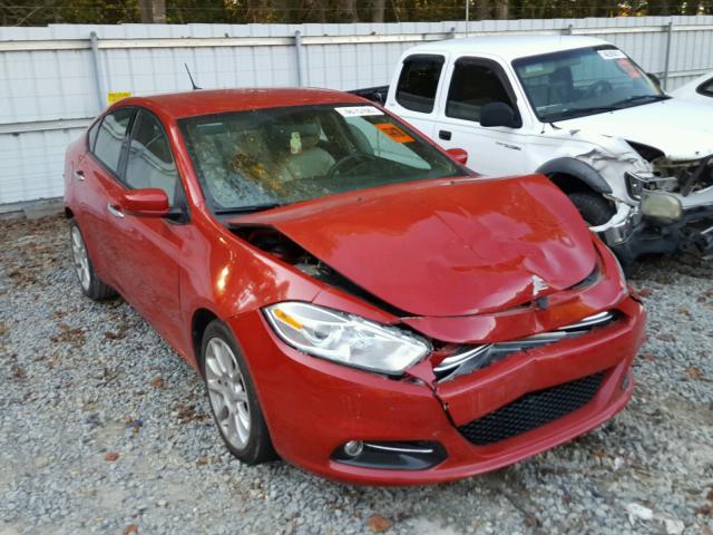 1C3CDFCA6DD174019 - 2013 DODGE DART LIMIT RED photo 1