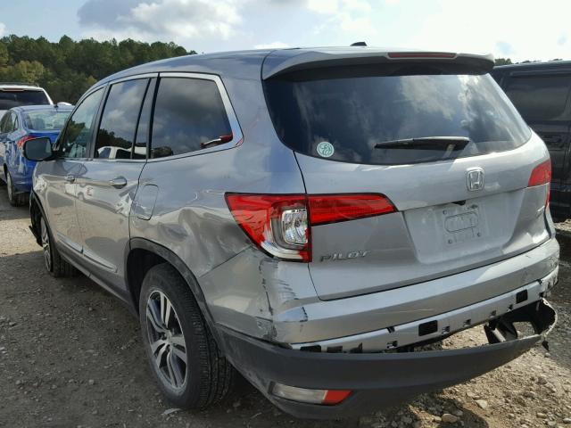 5FNYF6H62HB024536 - 2017 HONDA PILOT EXL WHITE photo 3