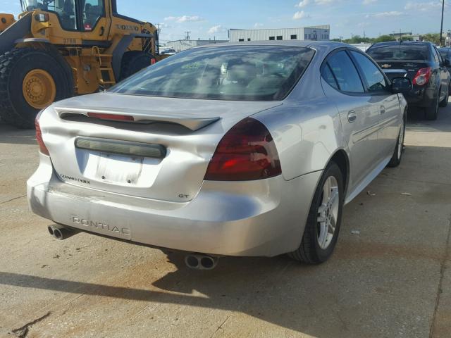 2G2WR554X61161093 - 2006 PONTIAC GRAND PRIX SILVER photo 4