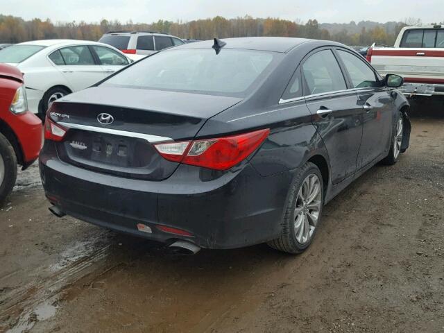 5NPEC4AC5BH118290 - 2011 HYUNDAI SONATA SE BLACK photo 4