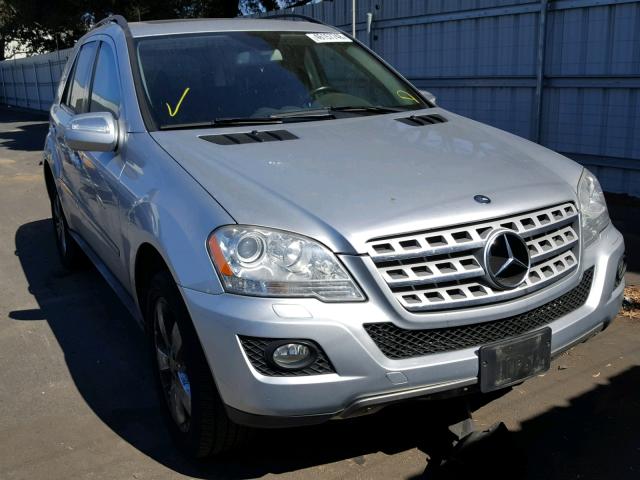 4JGBB86E99A515201 - 2009 MERCEDES-BENZ ML 350 SILVER photo 1