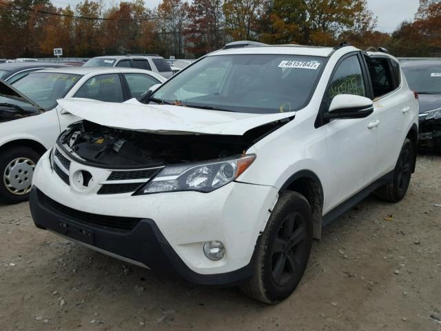 2T3RFREV0EW204864 - 2014 TOYOTA RAV4 WHITE photo 2