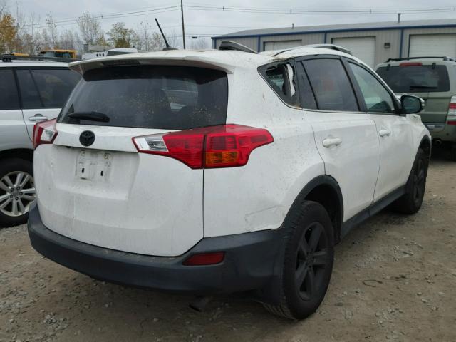 2T3RFREV0EW204864 - 2014 TOYOTA RAV4 WHITE photo 4