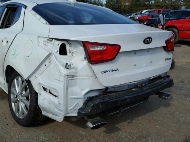 5XXGN4A76FG519404 - 2015 KIA OPTIMA EX WHITE photo 9