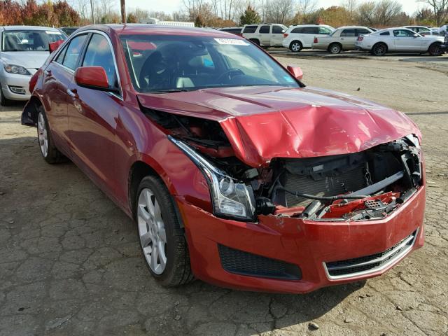 1G6AG5RX5E0110212 - 2014 CADILLAC ATS RED photo 1