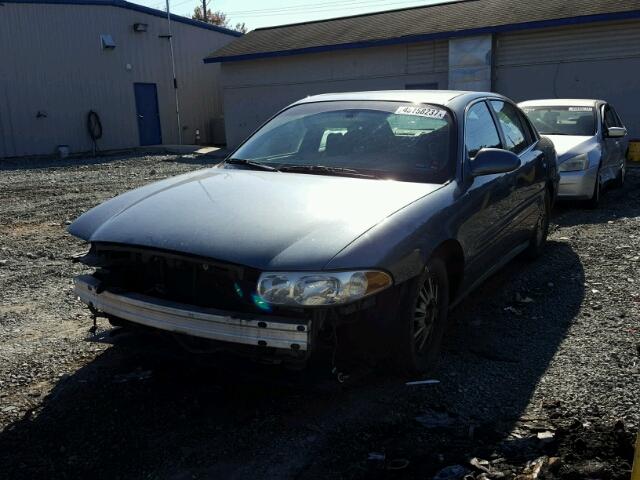 1G4HR54K12U260206 - 2002 BUICK LESABRE LI BLUE photo 2