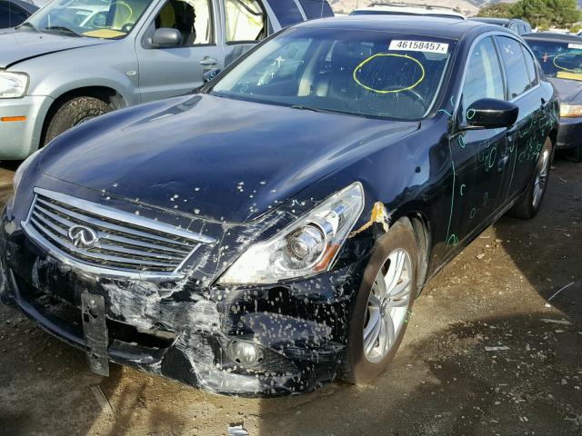 JN1DV6AP6BM601090 - 2011 INFINITI G25 BASE BLACK photo 2