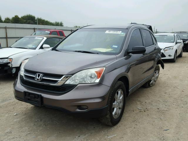 5J6RE3H4XBL051955 - 2011 HONDA CR-V SE BROWN photo 2