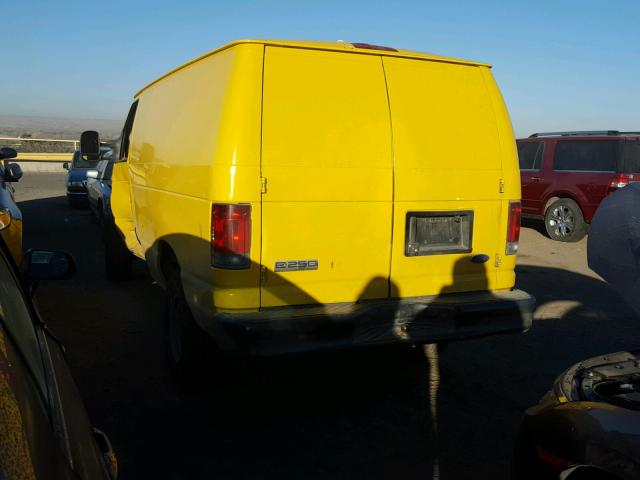 1FTNE24W48DA16417 - 2008 FORD ECONOLINE YELLOW photo 3