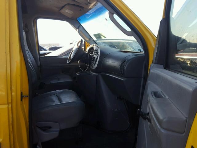 1FTNE24W48DA16417 - 2008 FORD ECONOLINE YELLOW photo 5