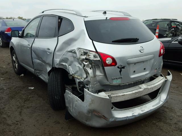 JN8AS58V29W179894 - 2009 NISSAN ROGUE S SILVER photo 3