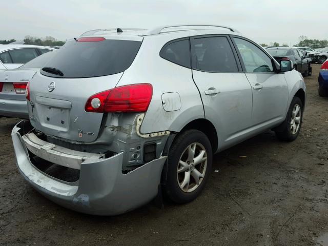 JN8AS58V29W179894 - 2009 NISSAN ROGUE S SILVER photo 4