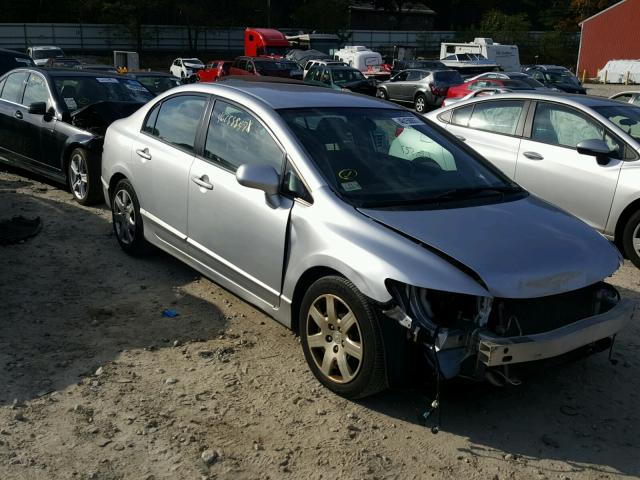 2HGFA1F58BH301552 - 2011 HONDA CIVIC LX SILVER photo 1