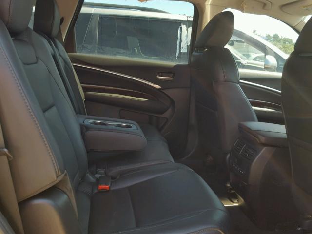 5FRYD4H48FB015909 - 2015 ACURA MDX TECHNO BLACK photo 6