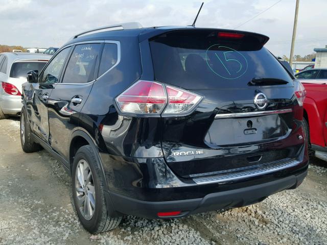 5N1AT2MT0FC788020 - 2015 NISSAN ROGUE S BLACK photo 3