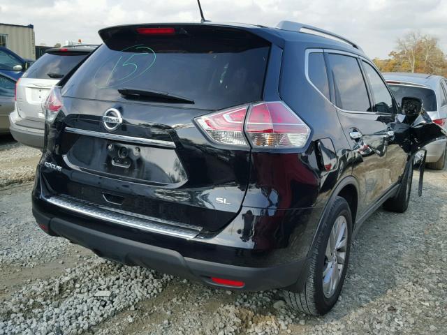 5N1AT2MT0FC788020 - 2015 NISSAN ROGUE S BLACK photo 4