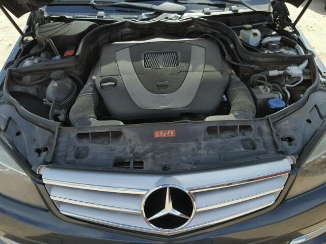 WDDGF5EB5BA419680 - 2011 MERCEDES-BENZ C 300 BLUE photo 7