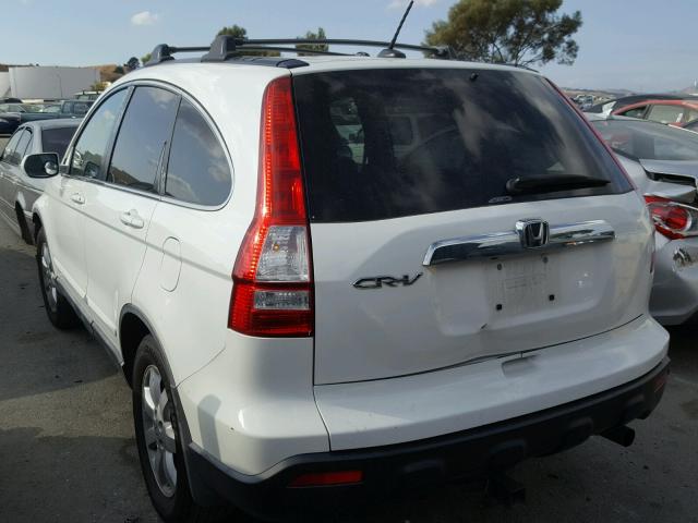 5J6RE48788L048397 - 2008 HONDA CR-V EXL WHITE photo 3