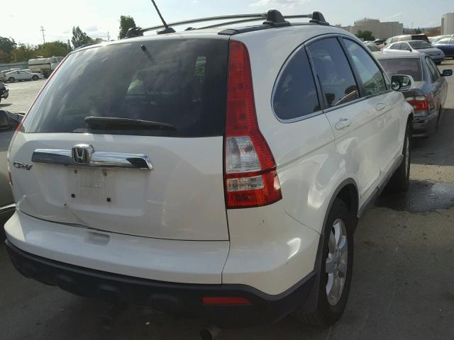 5J6RE48788L048397 - 2008 HONDA CR-V EXL WHITE photo 4