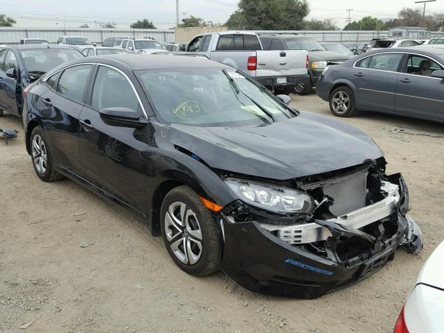 2HGFC2F53HH519374 - 2017 HONDA CIVIC LX BLACK photo 1