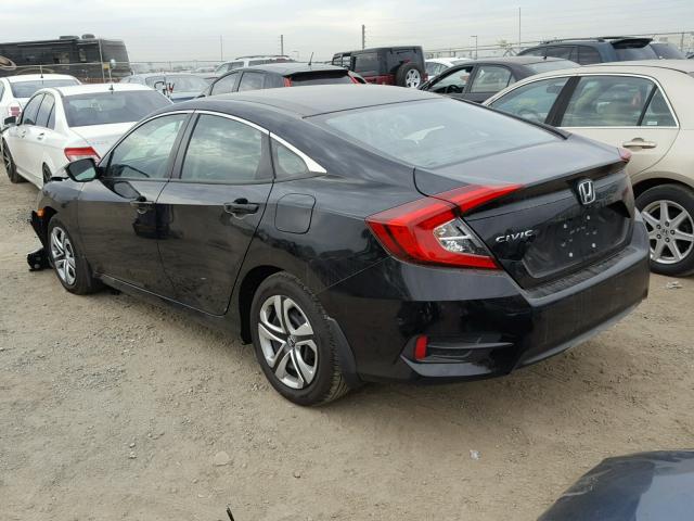 2HGFC2F53HH519374 - 2017 HONDA CIVIC LX BLACK photo 3