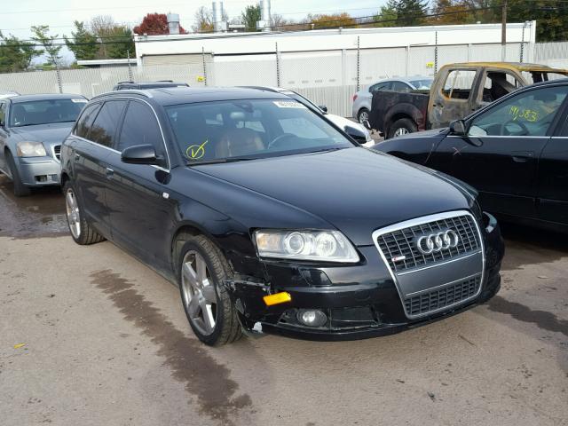 WAUKH74F88N069992 - 2008 AUDI A6 AVANT Q BLACK photo 1