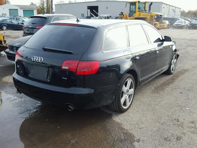 WAUKH74F88N069992 - 2008 AUDI A6 AVANT Q BLACK photo 4