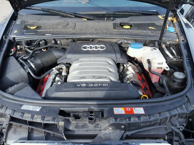 WAUKH74F88N069992 - 2008 AUDI A6 AVANT Q BLACK photo 7