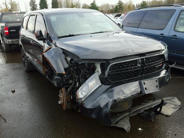 1C4SDJCT6EC978467 - 2014 DODGE DURANGO BLACK photo 1