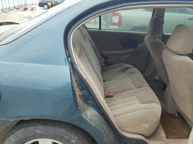 1G1NE52J716186802 - 2001 CHEVROLET MALIBU LS GREEN photo 6