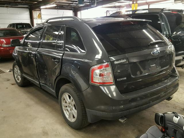 2FMDK48C87BB03513 - 2007 FORD EDGE SEL GRAY photo 3