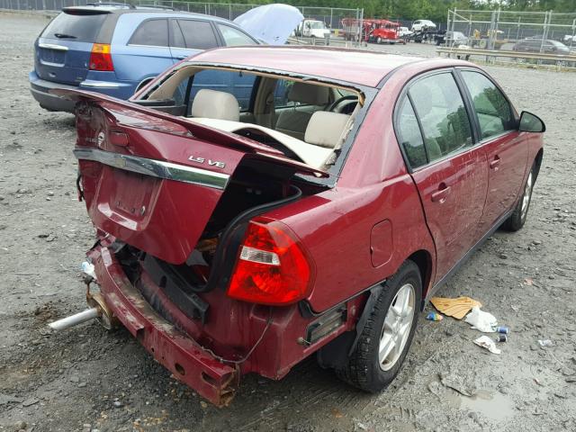1G1ZT54874F174056 - 2004 CHEVROLET MALIBU LS 红色 照片 4