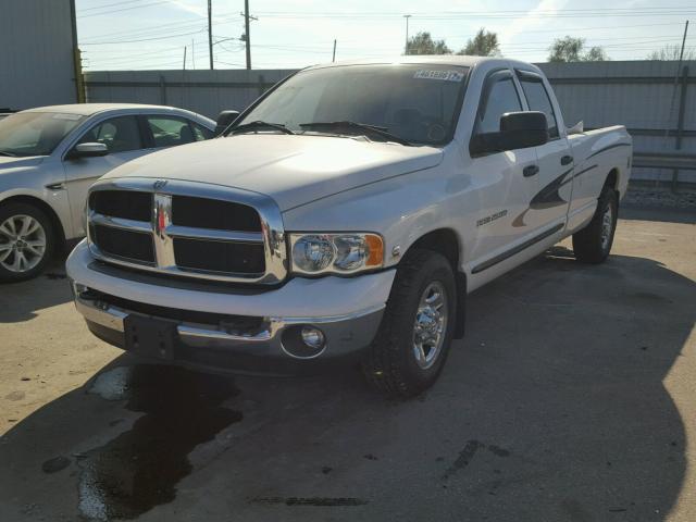 3D7KA28C64G112437 - 2004 DODGE RAM 2500 WHITE photo 2