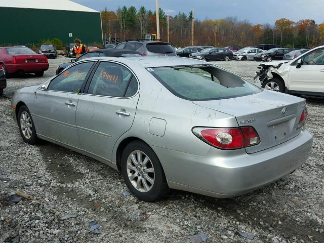 JTHBF30G230093418 - 2003 LEXUS ES SILVER photo 3