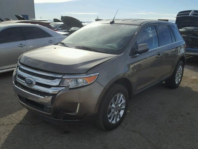 2FMDK3KC5DBB54420 - 2013 FORD EDGE LIMIT CHARCOAL photo 2