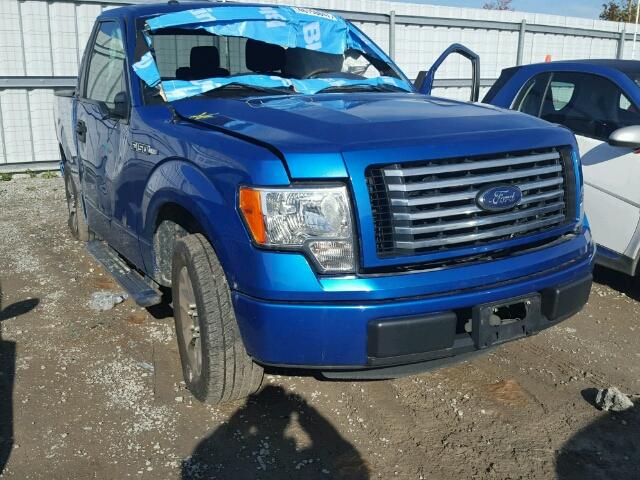 1FTMF1CM3CFC27690 - 2012 FORD F150 BLUE photo 1