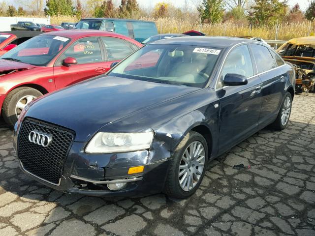 WAUDH74F26N163355 - 2006 AUDI A6 3.2 QUA BLUE photo 2