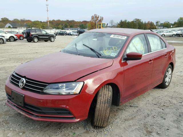3VW2B7AJ6HM257432 - 2017 VOLKSWAGEN JETTA S 红色 照片 2