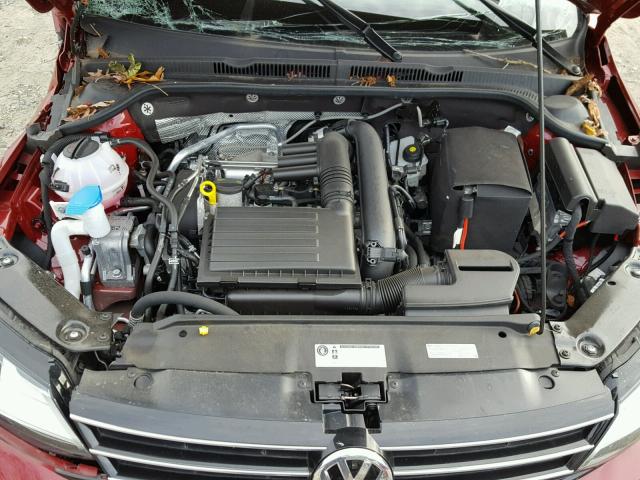 3VW2B7AJ6HM257432 - 2017 VOLKSWAGEN JETTA S 红色 照片 7