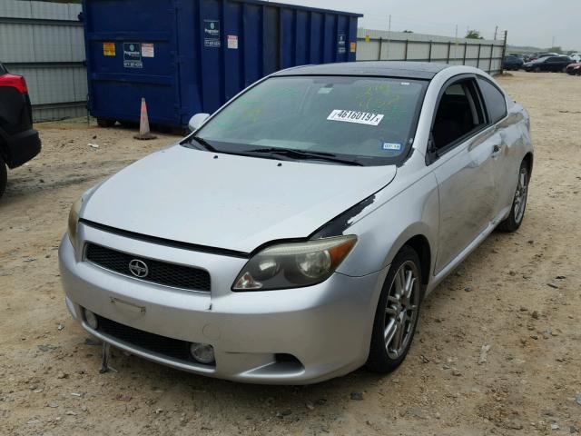 JTKDE177170219452 - 2007 SCION TC SILVER photo 2