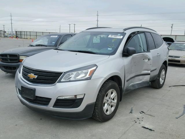 1GNKRFED4HJ103772 - 2017 CHEVROLET TRAVERSE L SILVER photo 2