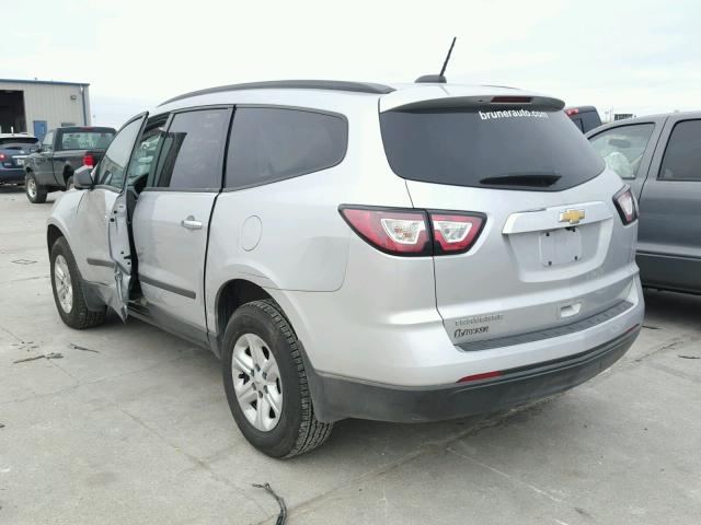 1GNKRFED4HJ103772 - 2017 CHEVROLET TRAVERSE L SILVER photo 3