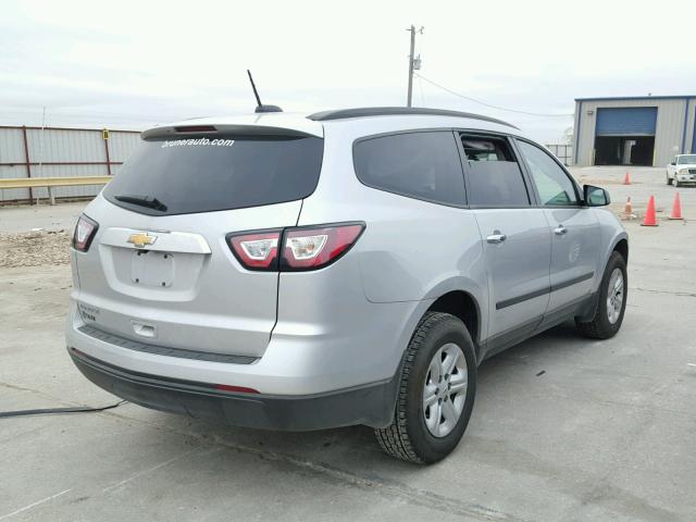 1GNKRFED4HJ103772 - 2017 CHEVROLET TRAVERSE L SILVER photo 4