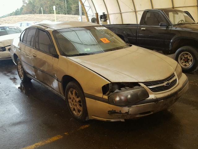 2G1WF52E649447290 - 2004 CHEVROLET IMPALA GOLD photo 1